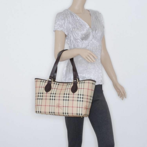 Burberry Medium Haymarket Check Tote - Picture 5 of 11